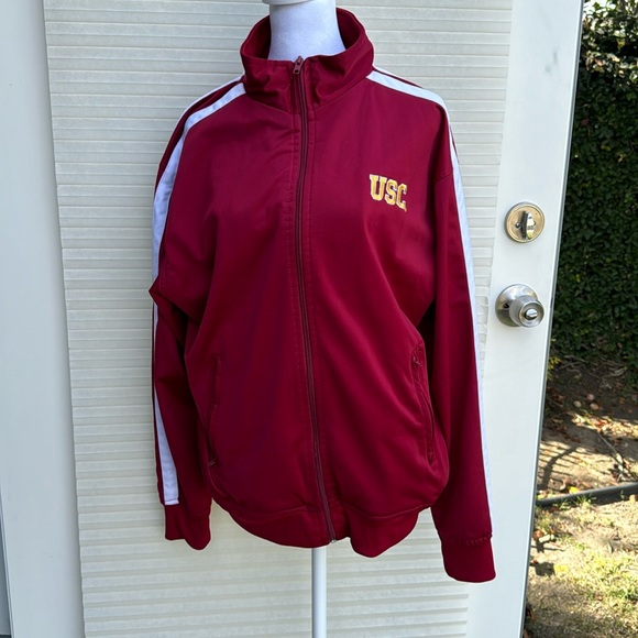 EUC USC Trojans Women’s Track Jacket Size Medium - Picture 1 of 5